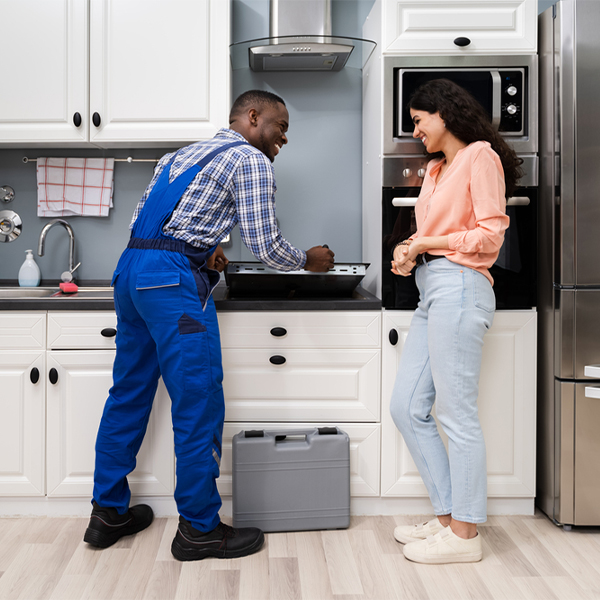 can you provide an estimate for cooktop repair before beginning any work in Walhalla